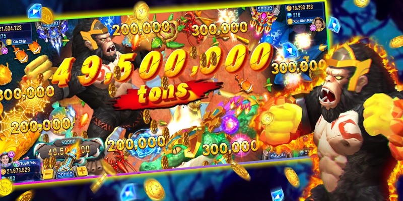 Hiệu ứng trong game Bắn cá Long Vương Bet88 vô cùng bắt mắt